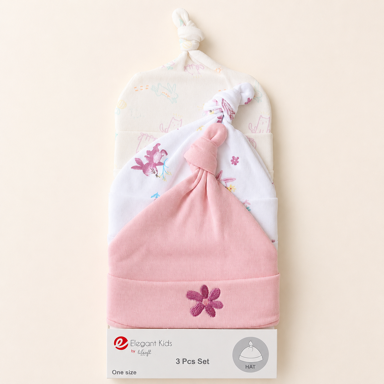 Blossom Dreams Caps - Pack of 3