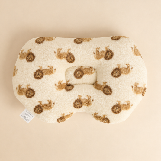 Gentle Lion Quilted Baby Pillow