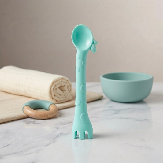 Signature Soft-Silicone Giraffe Spork