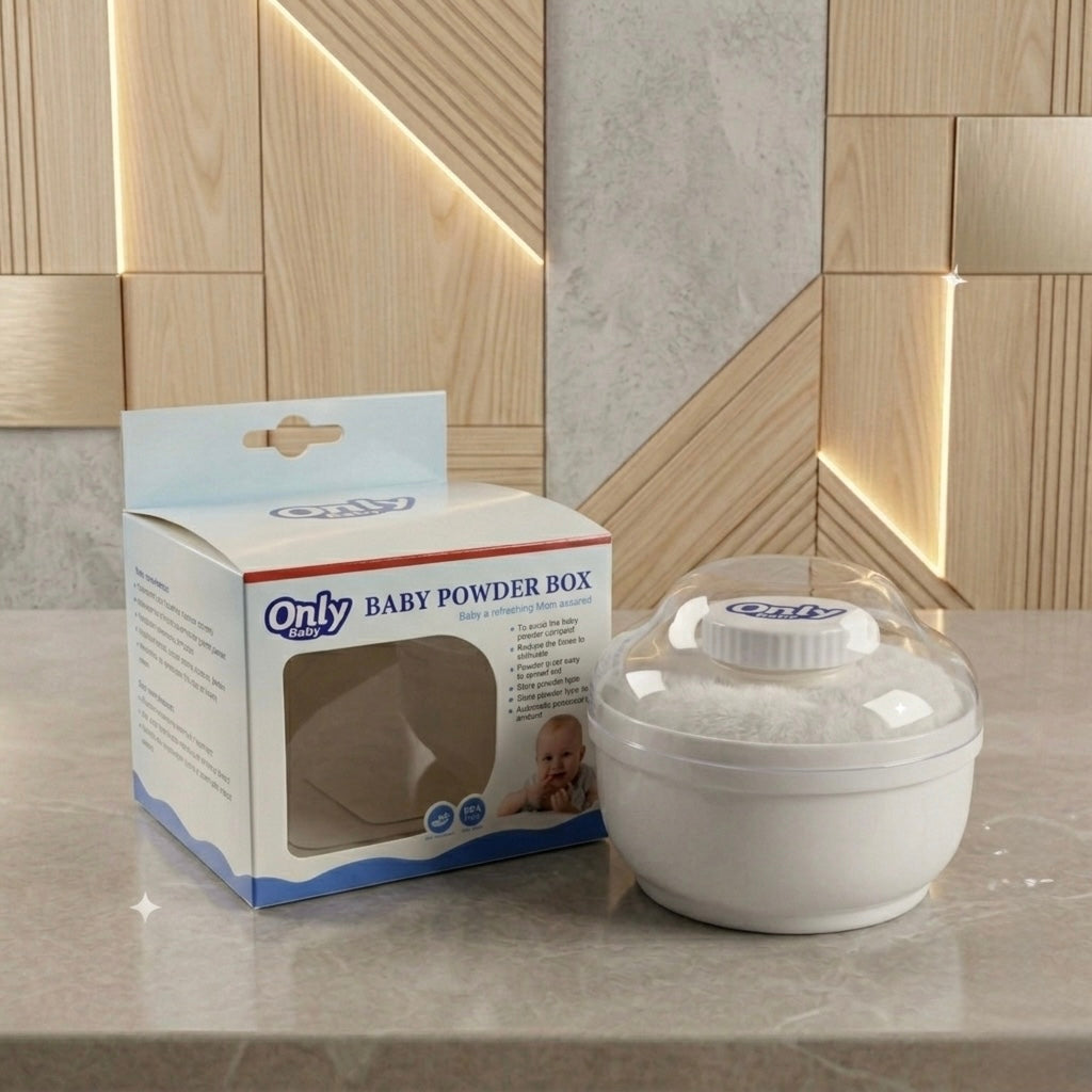 Baby Powder Puff Box