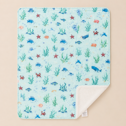 Blue Lagoon Signature Feather-Soft Blanket