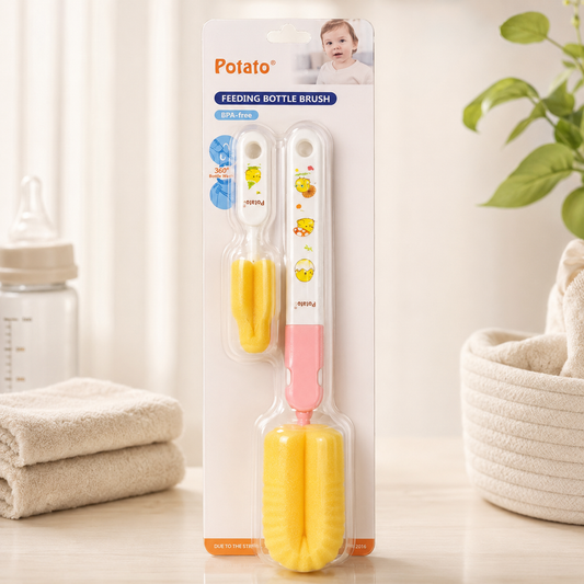 Potato Baby Feeding Bottle Brush Set