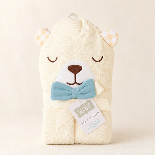 Dreamy Bear Luxe Hooded Bath Towel