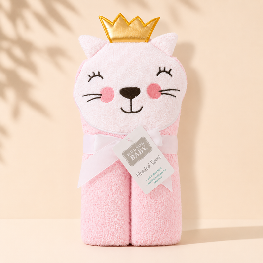 Cat Princess Luxe Hooded Bath Towel