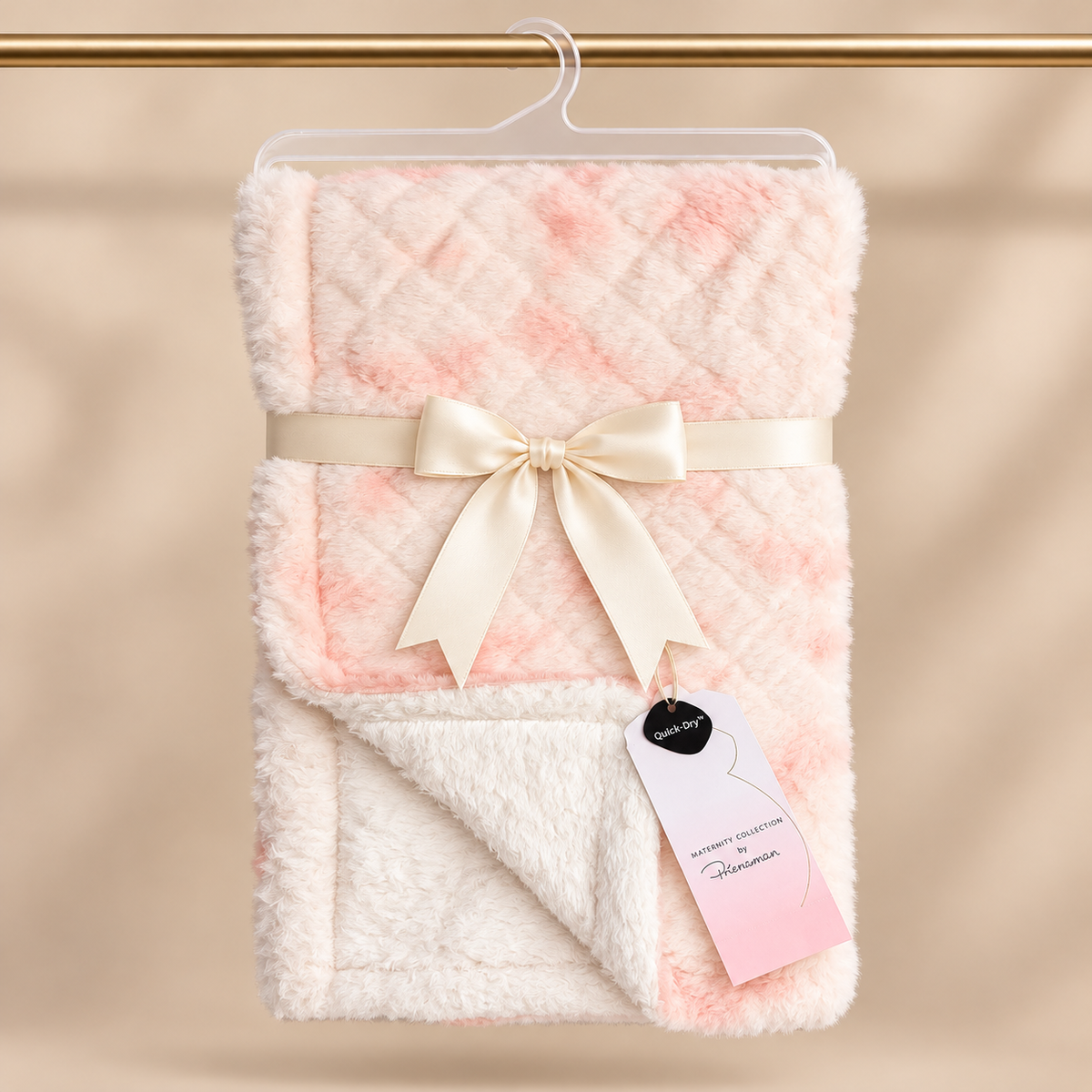 Blush Whisper Luxe Soft-Fur Blanket