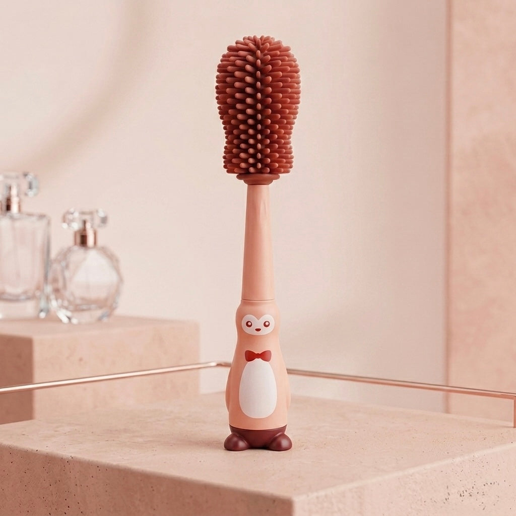 4-in-1 Silicone Feeding Bottle Brush Set