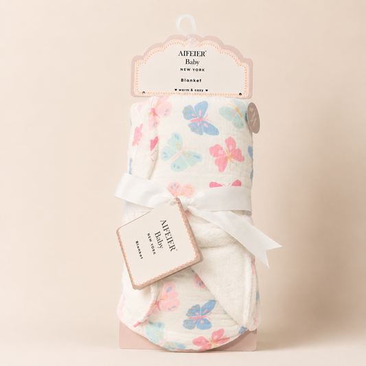 Butterfly Whispers Signature Feather-Soft Blanket