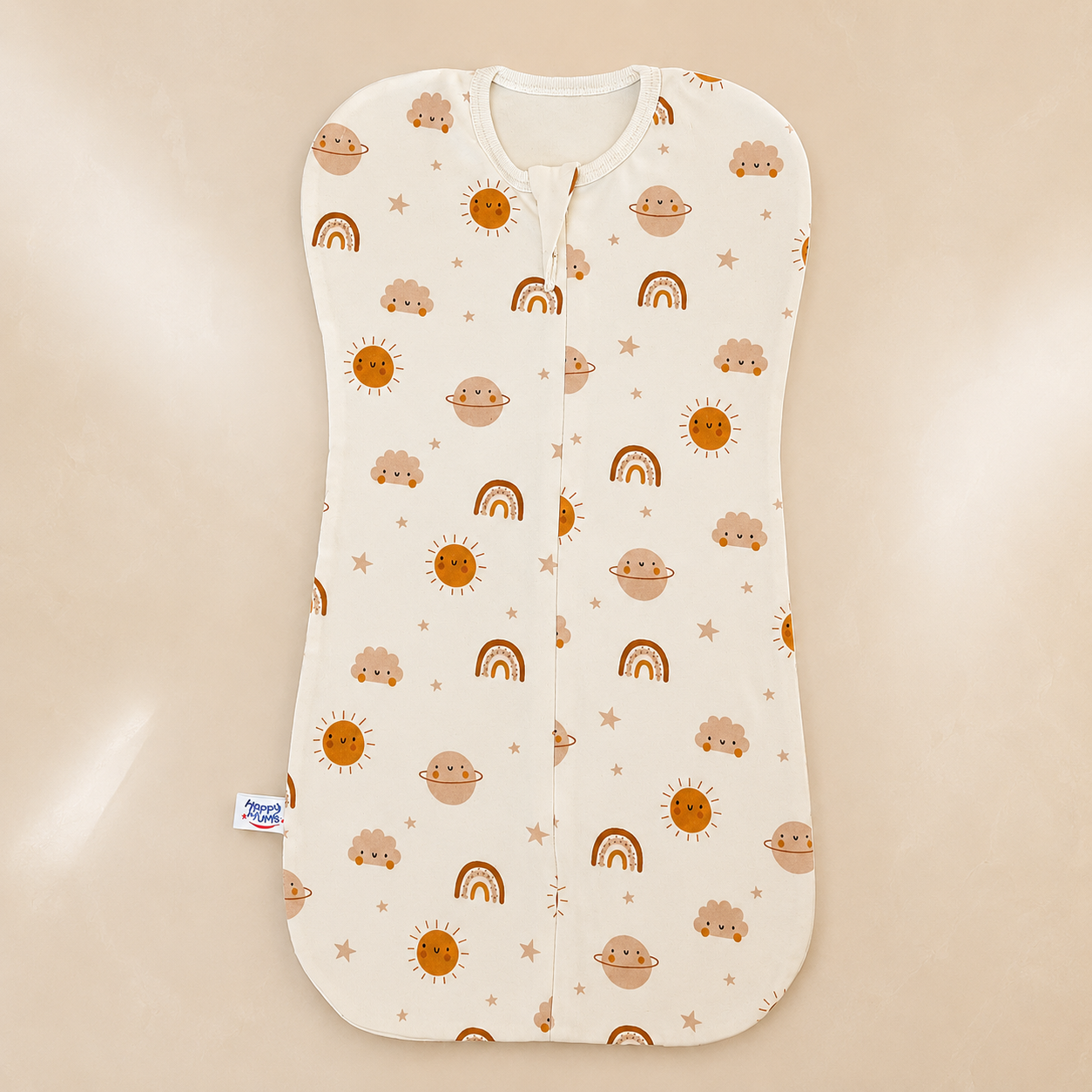 Cosmic Comfort Cotton Zip Swaddle