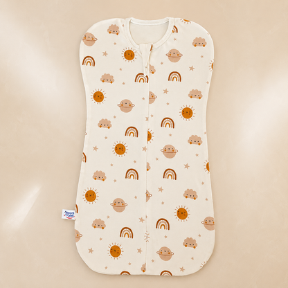 Cosmic Comfort Cotton Zip Swaddle