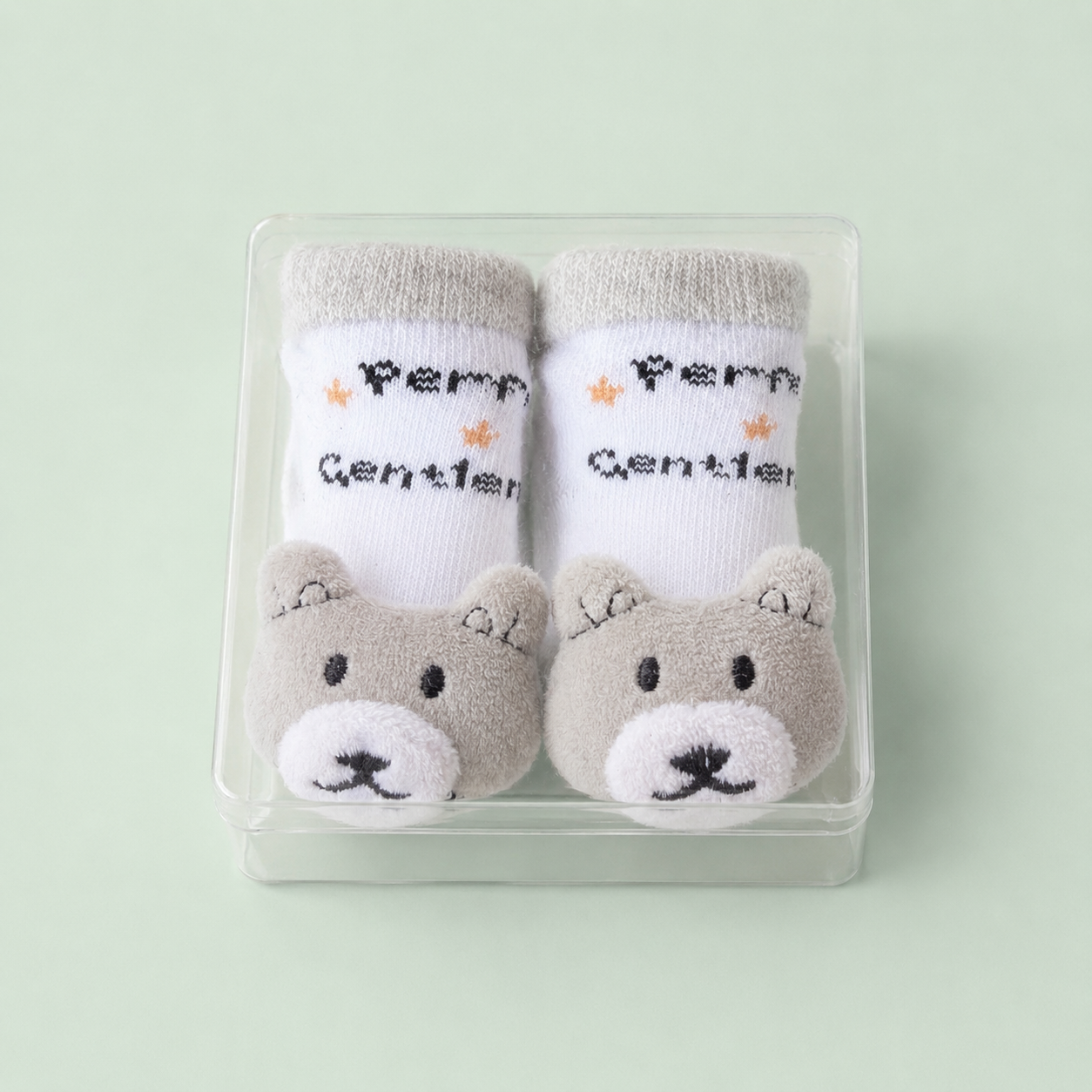 Gentle Bear Character Socks