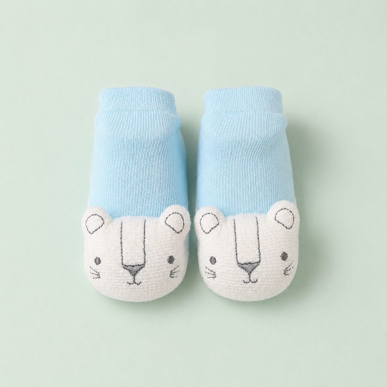 Blue Bunny Character Socks