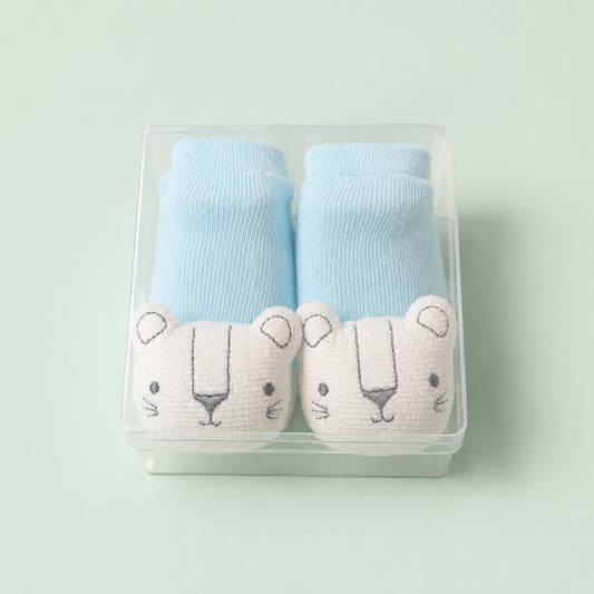 Blue Bunny Character Socks