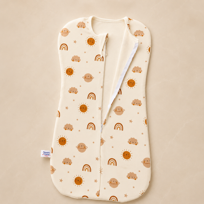 Cosmic Comfort Cotton Zip Swaddle