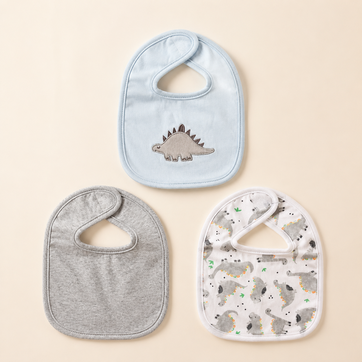 Dino Days Bibs – Pack of 3