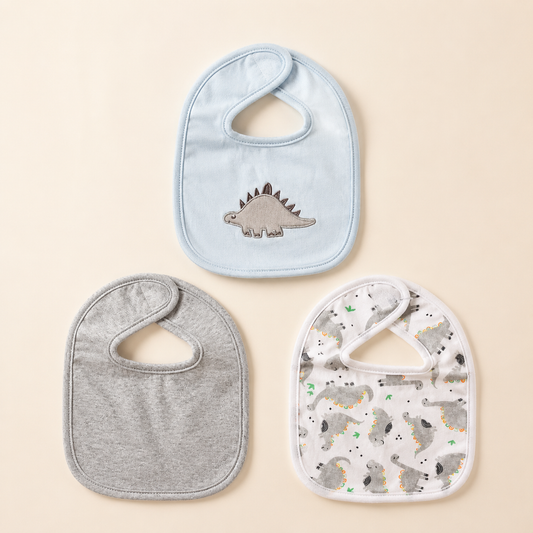 Dino Days Bibs – Pack of 3