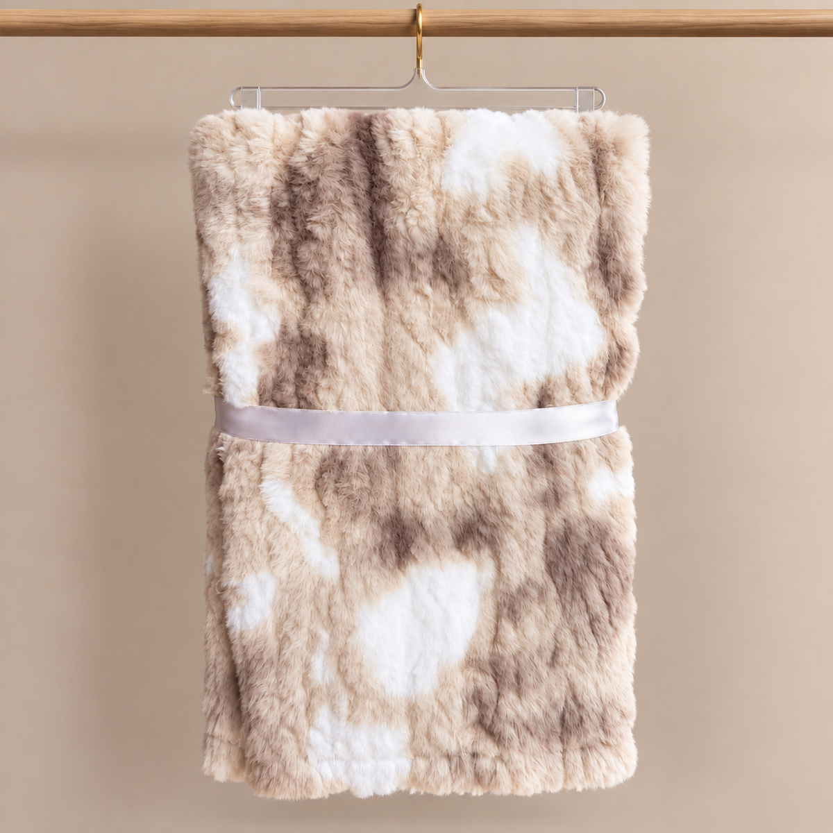 Alpine Lynx Feather-Soft Faux Fur Blanket