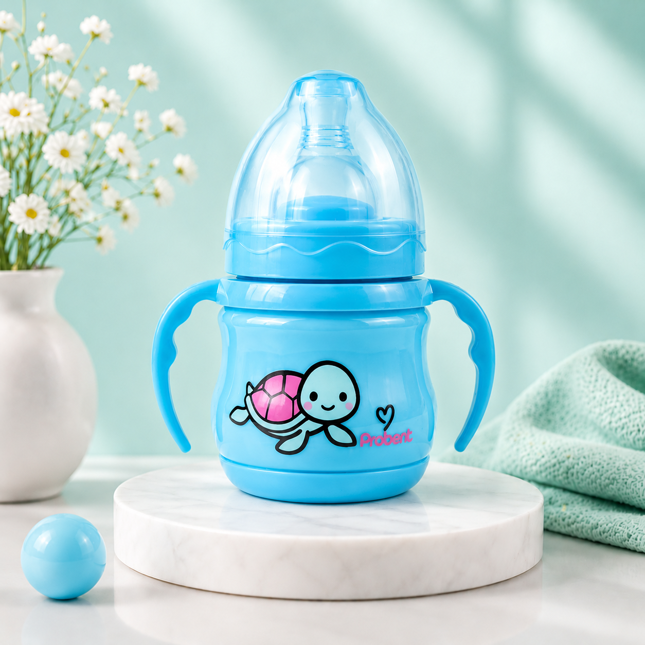 Probent Penguin Wide-neck Feeding Bottle - 5oz / 150ml