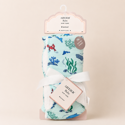 Blue Lagoon Signature Feather-Soft Blanket