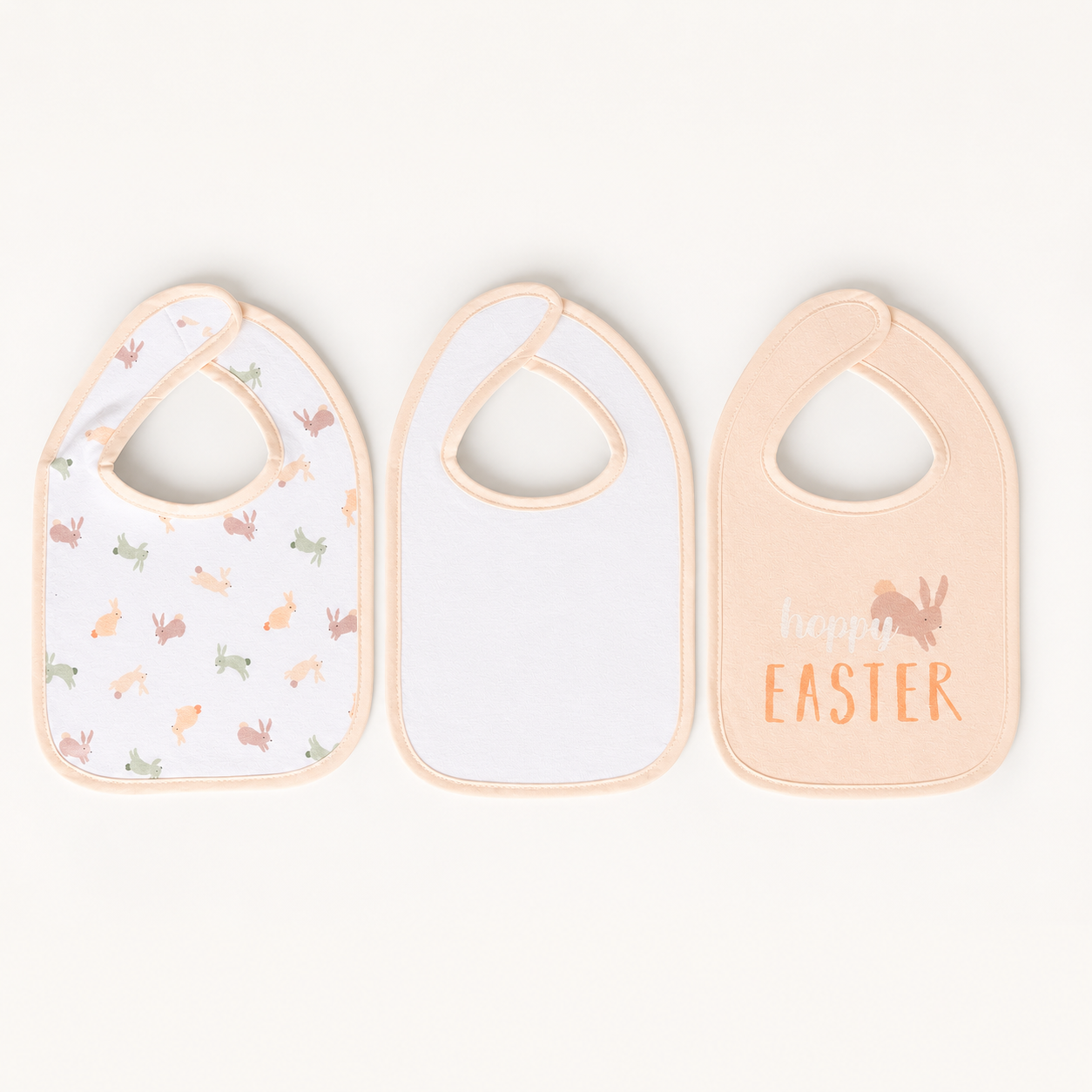 Happy Bunny Bib, Headband & Socks - 5 Piece Set