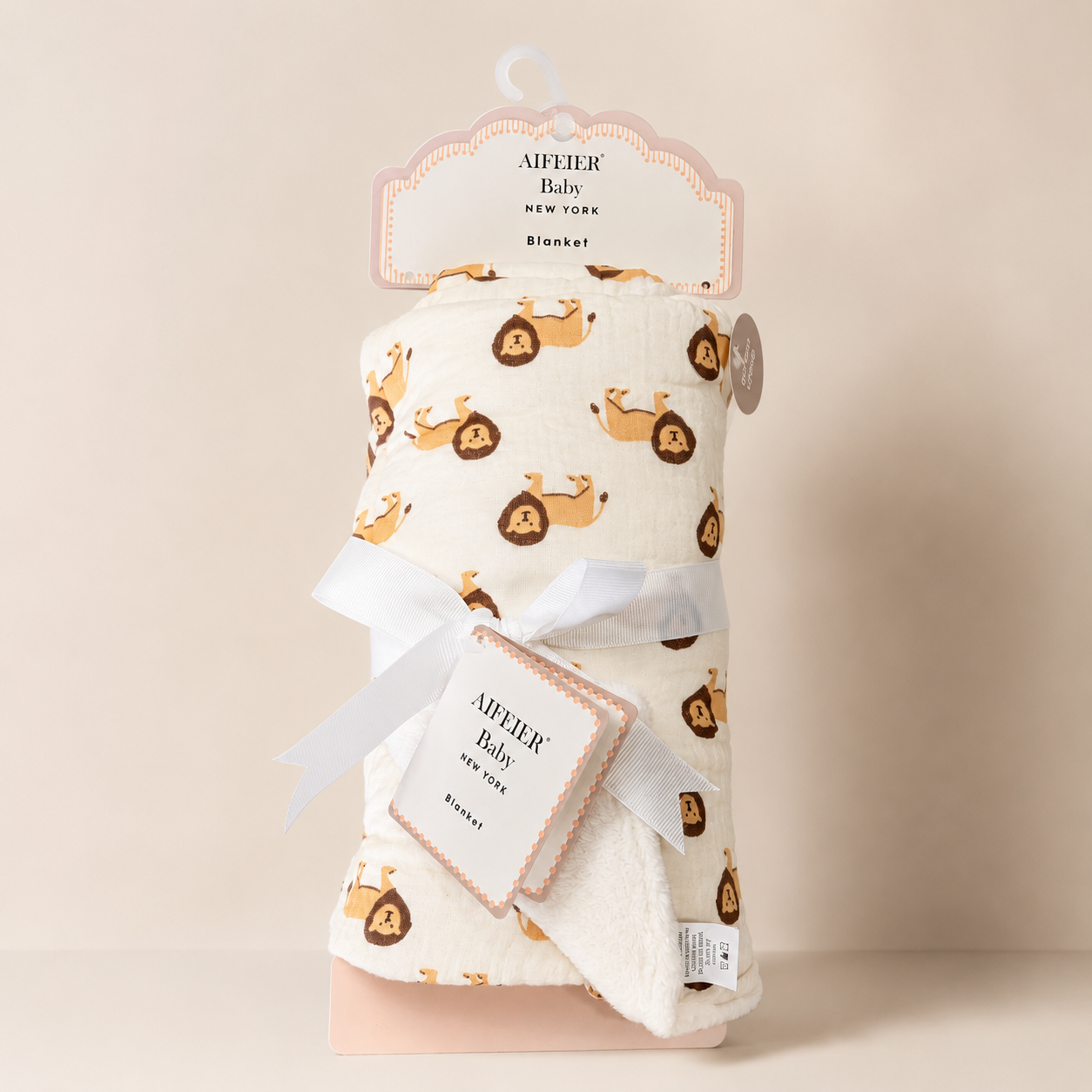 Little Lion Signature Feather-Soft Blanket