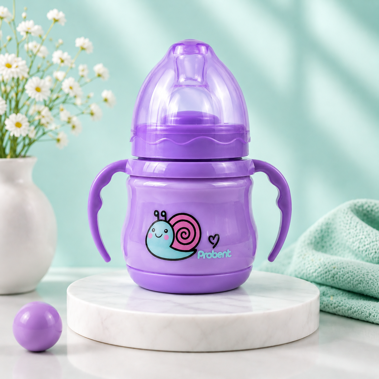 Probent Penguin Wide-neck Feeding Bottle - 5oz / 150ml