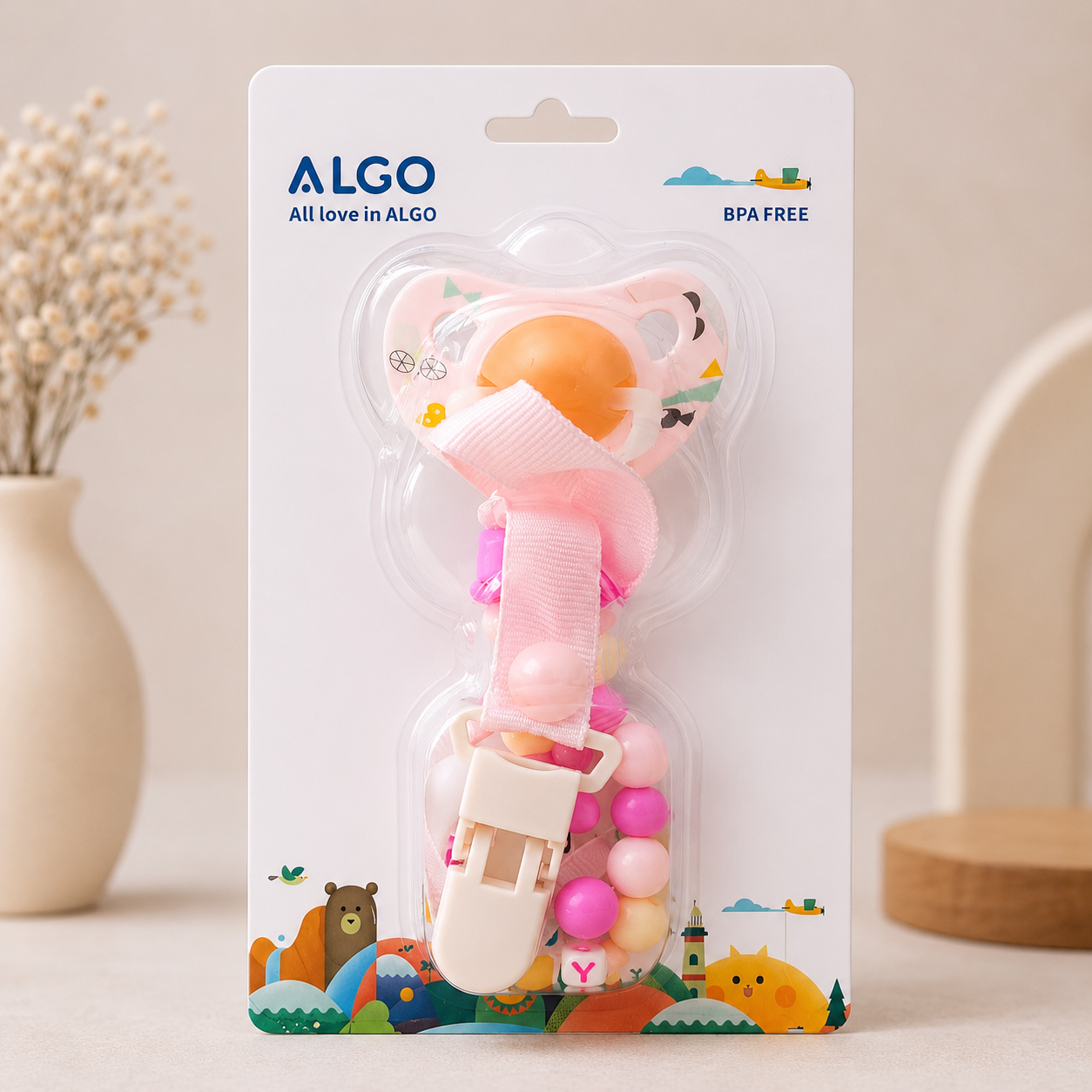 ALGO Baby Chain Pacifier
