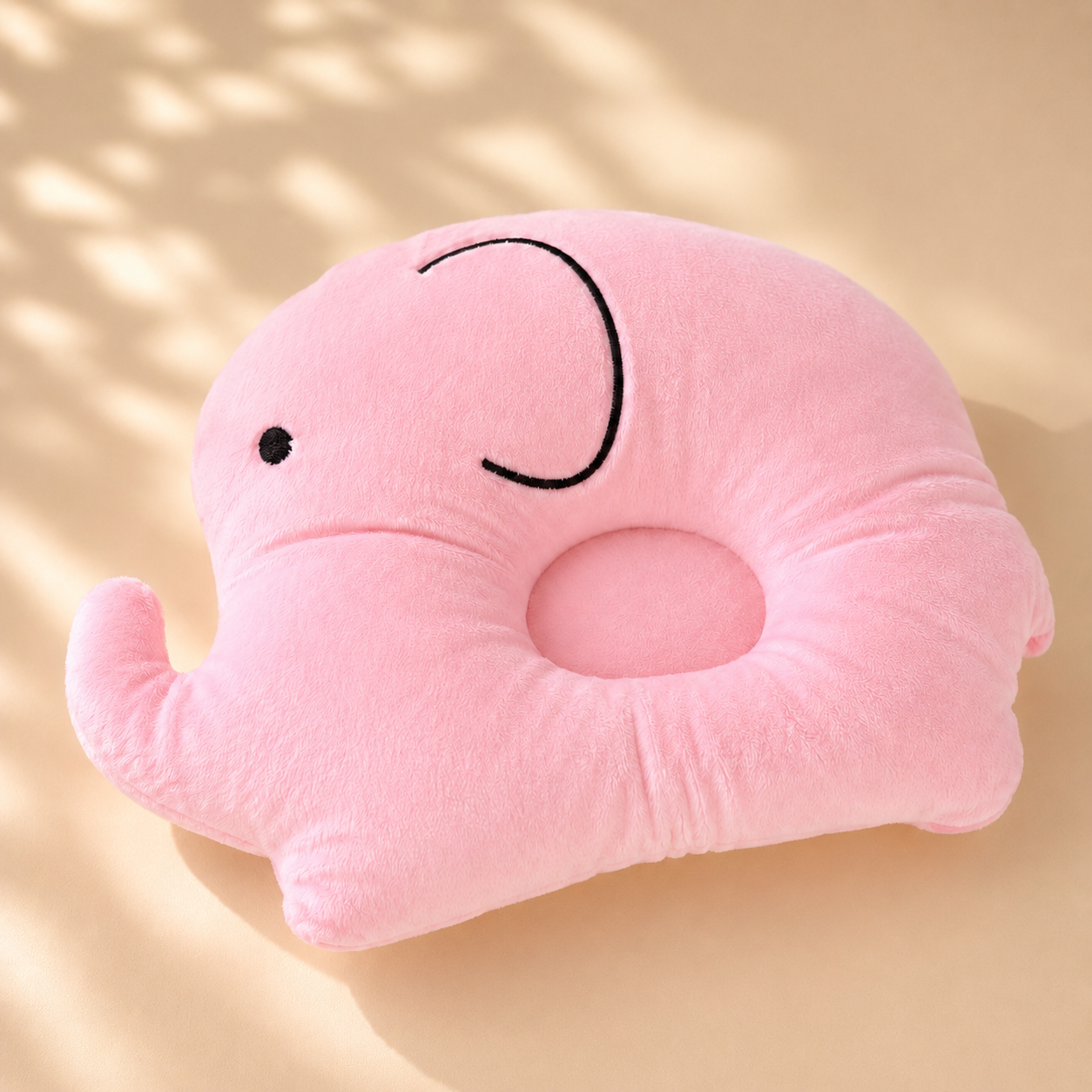 Rosy Elephant Baby Comfort Pillow