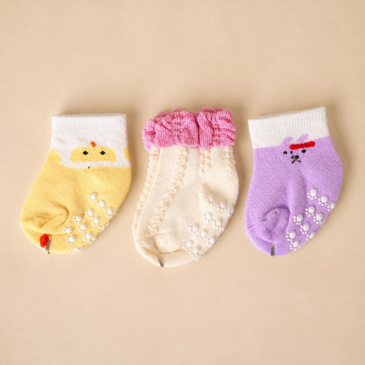 Carter’s Baby Socks – Pack of 3 | 0–6 Months