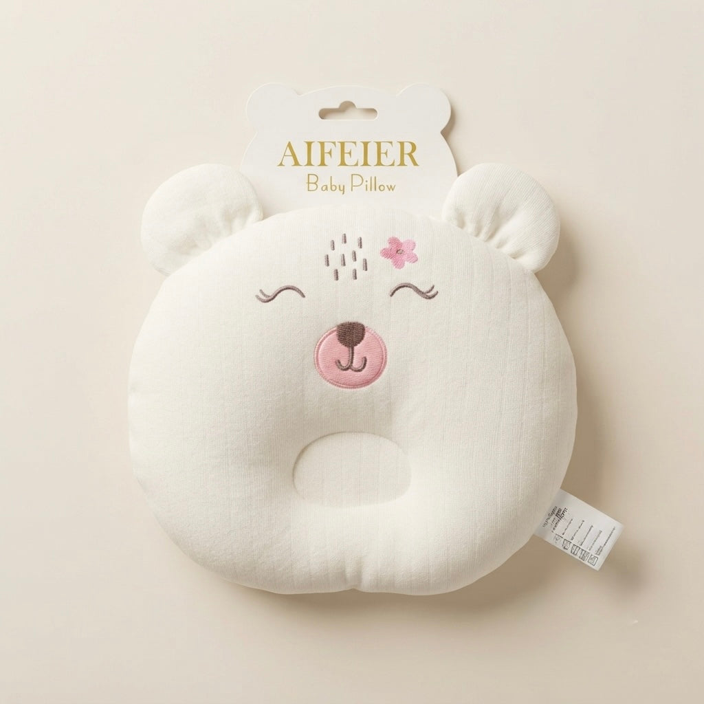 Bloom Bear Quilted Baby Comfort Pillow