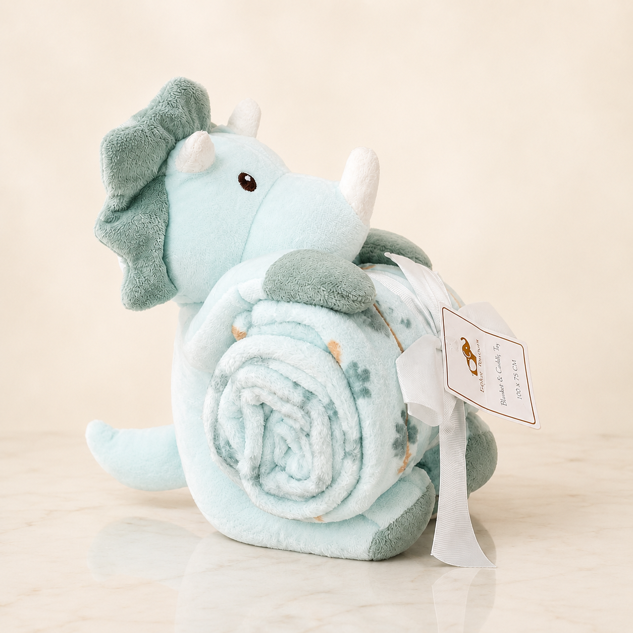 Rhino Cuddly Gift Set – Toy & Blanket