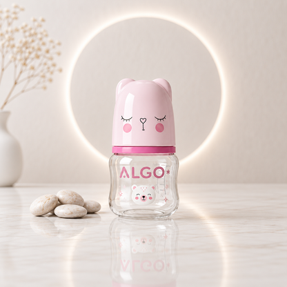 ALGO BPA-Free Baby Feeding Bottle – 2oz / 60ml