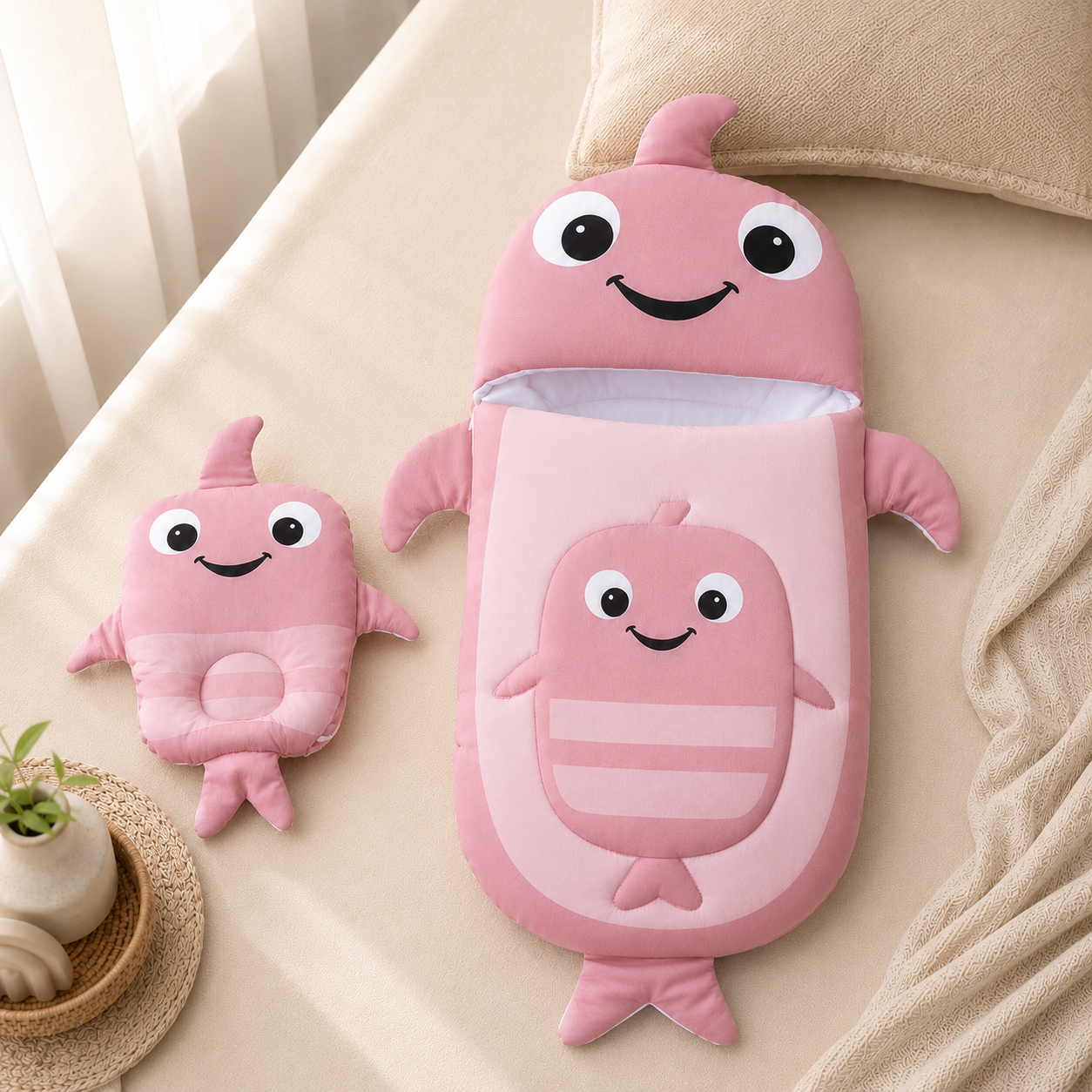Fish Baby Carry Nest with Pillow