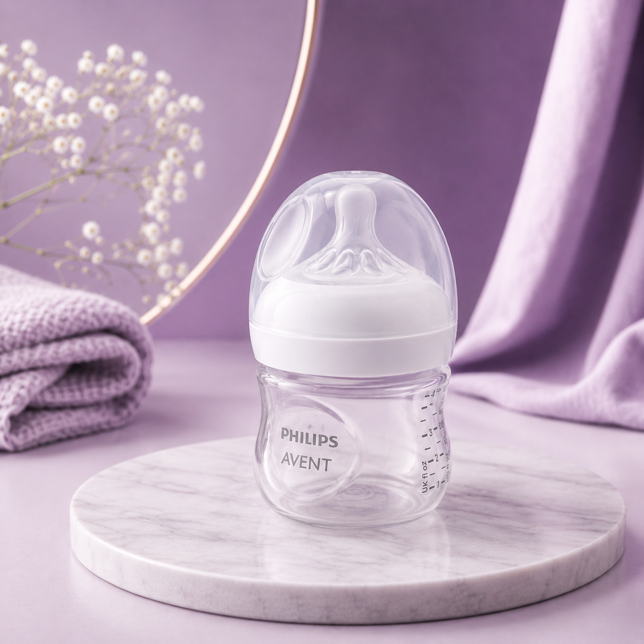 Philips Avent Natural Response Feeding Bottle - 4oz / 125ml