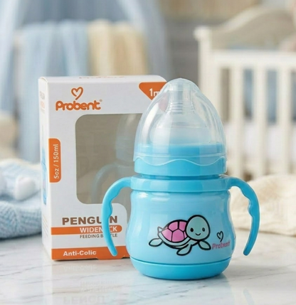 Probent Penguin Wide-neck Feeding Bottle - 5oz / 150ml