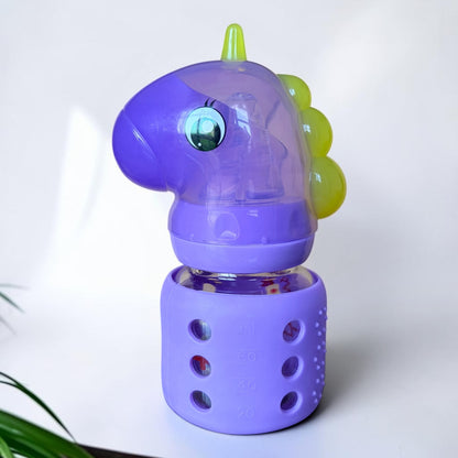 Fish Dino Glass Baby Feeding Bottle - 2oz / 60ml