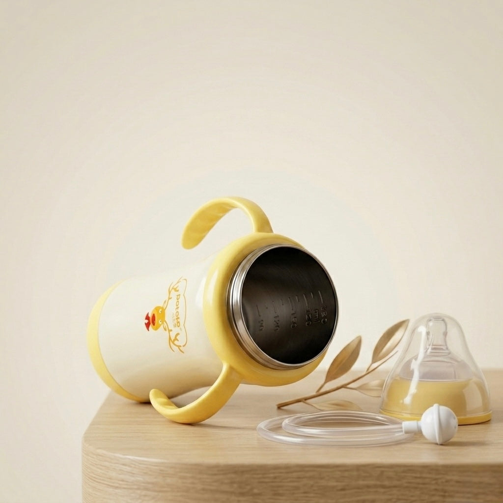 Potato Stainless Steel Thermos Feeding Bottle - 6oz / 180 ml