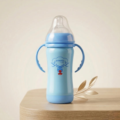 Potato Stainless Steel Thermos Feeding Bottle - 6oz / 180 ml