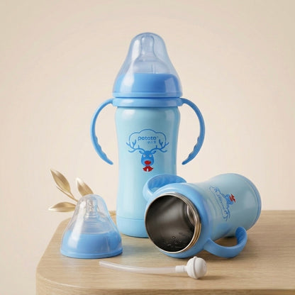 Potato Stainless Steel Thermos Feeding Bottle - 6oz / 180 ml