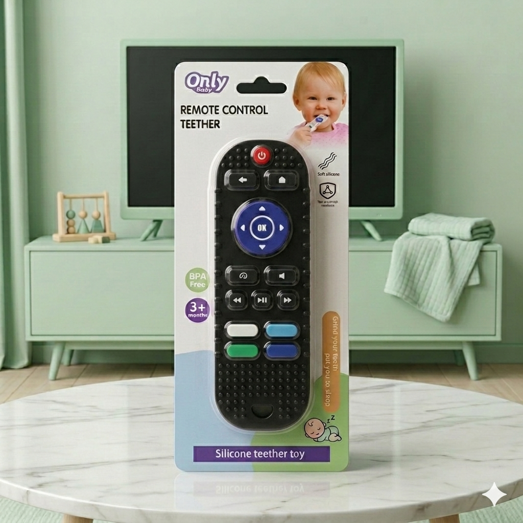 Remote Control Silicone Teether