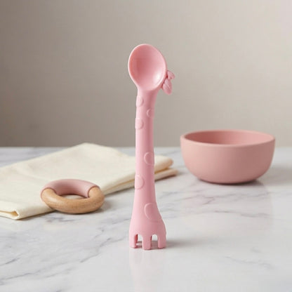 Signature Soft-Silicone Giraffe Spork