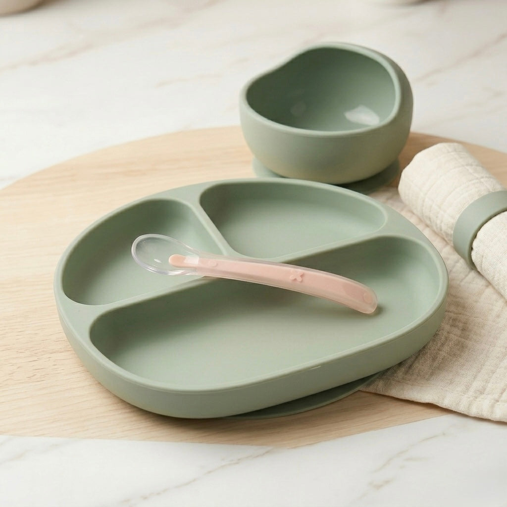 Baby Silicone Feeding Spoon