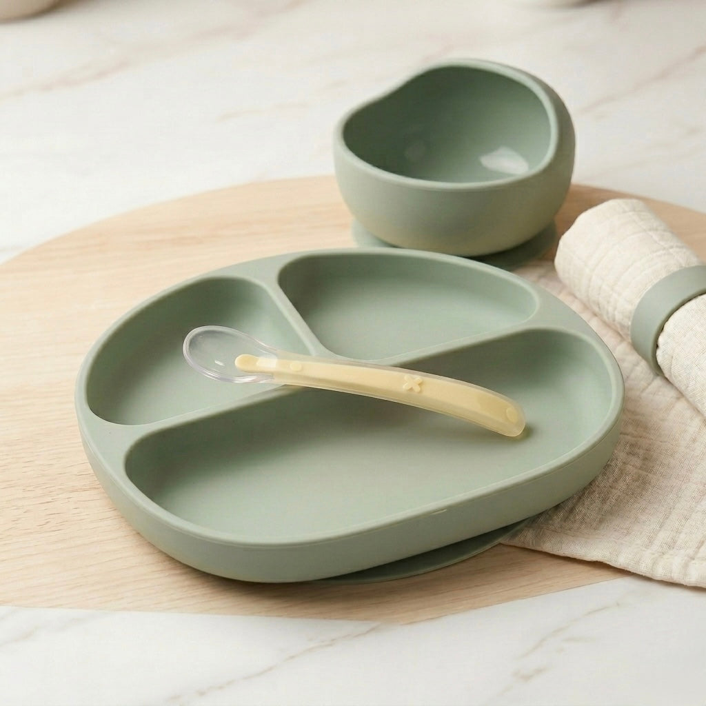 Baby Silicone Feeding Spoon