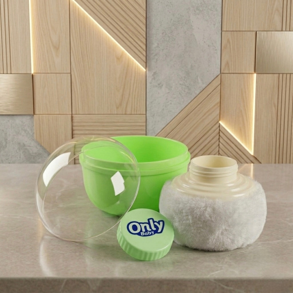 Baby Powder Puff Box