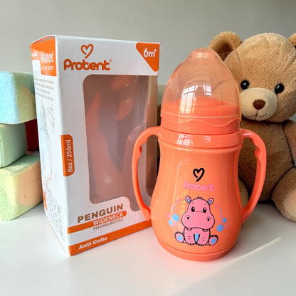 Probent Penguin Wide-neck Feeding Bottle - 8oz / 250ml