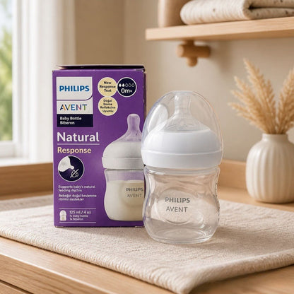 Philips Avent Natural Response Feeding Bottle - 4oz / 125ml