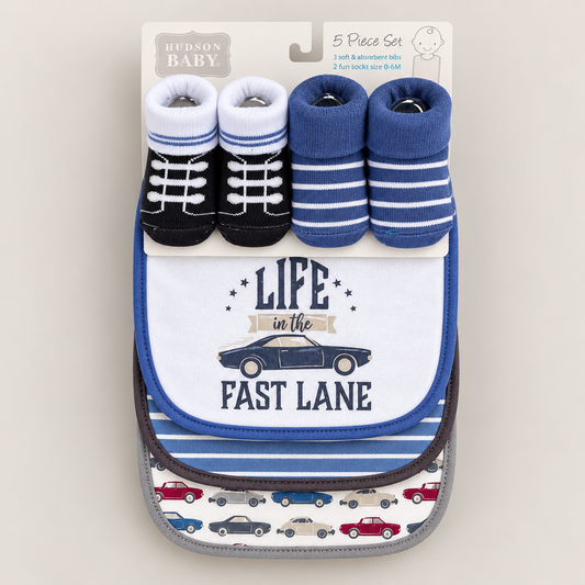 Urban Racer Bibs & Socks – 5 Piece Set