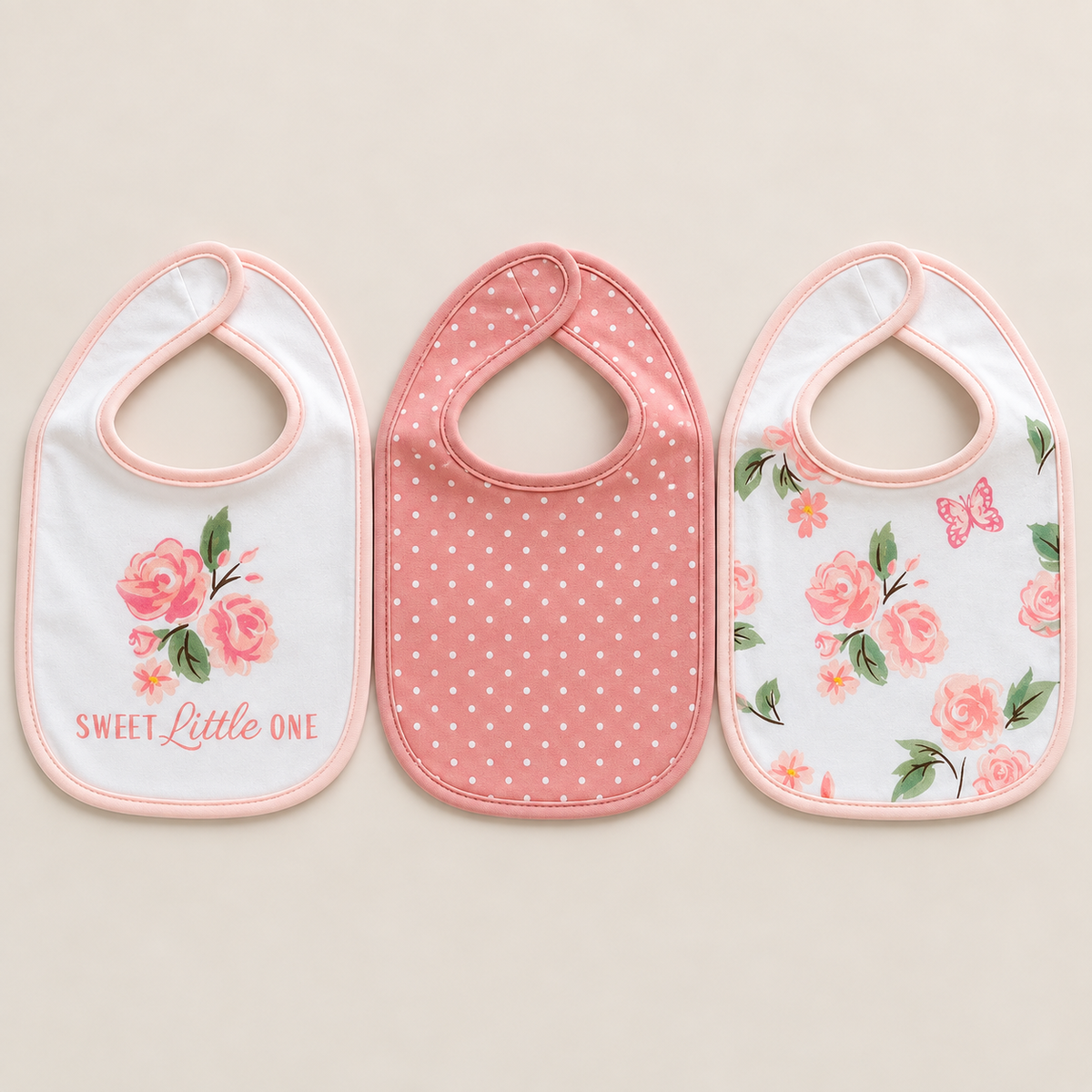 Sweet Blossom Bibs & Socks – 5 Piece Set