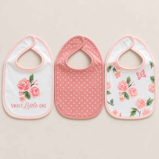 Sweet Blossom Bibs & Socks – 5 Piece Set