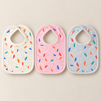 Mini Motors Bibs – Pack of 3