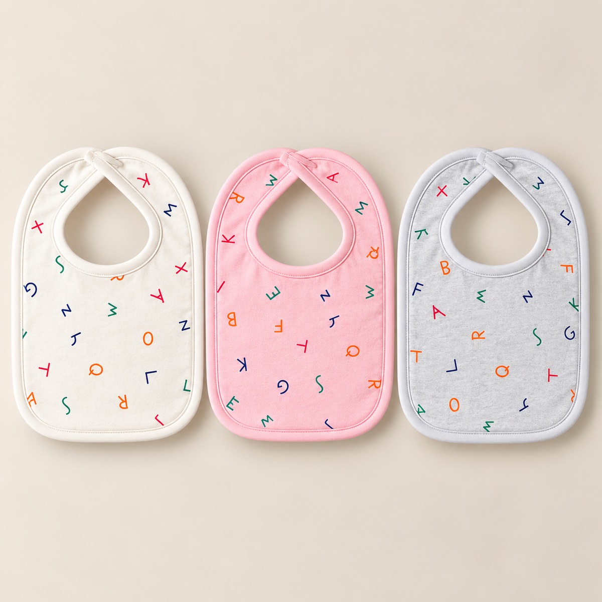 Letter Play Bibs – Pack of 3